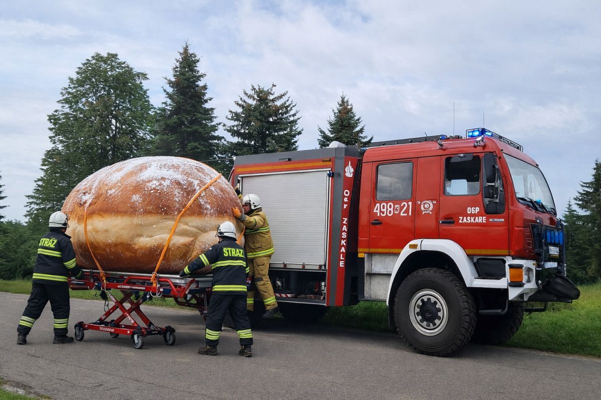 Nietypowa akcja strażaków z Zaskala...