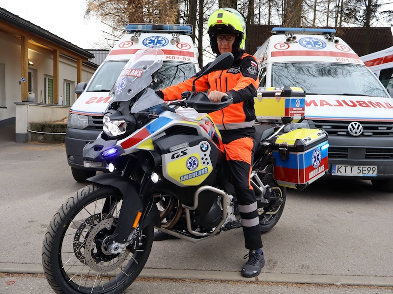 Motoambulans w Zakopanem - nowy standard ratownictwa medycznego w górskim regionie (mat. partnera)