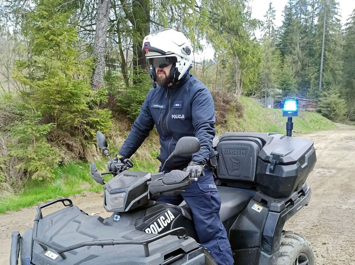 Turysta kierujący quadem noc spędził w areszcie