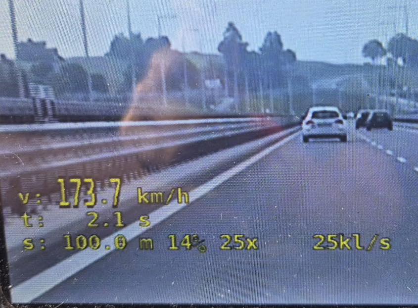 173 km/h tam, gdzie można jechać tylko 100 km/h. Kierowcy myla drogi publiczne z torem wyścigowym