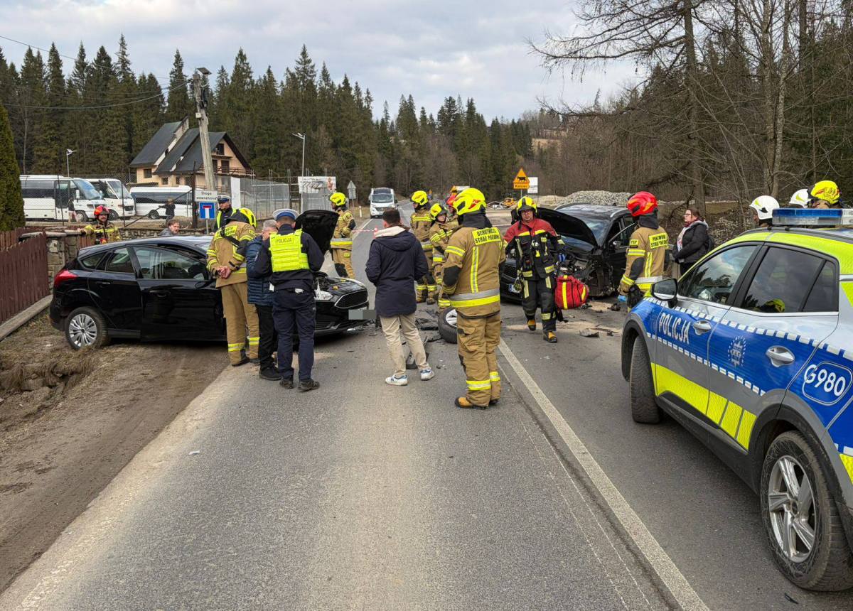 Kierowca ukarany mandatem 1500 zł za wypadek w Stasikówce