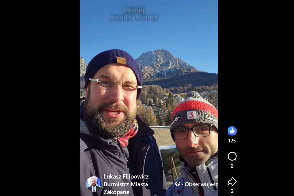 Zakopane pozyska nowe miasto partnerskie? Burmistrz i przewodniczący rady w Cortina d'Ampezzo