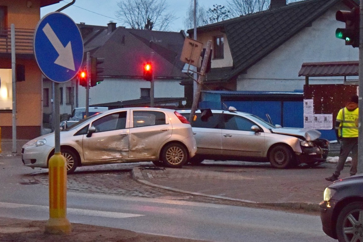 Stłuczka na Berekach