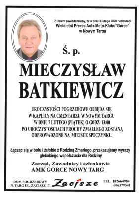 Mieczyslaw Batkiewicz Podhale24 Pl